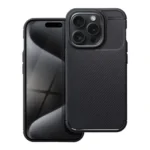 iPhone 15 Pro Carbon Premium silikonska maskica – crna - Slika 3