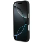 iPhone 17 Pro Guess maskica (PU FW Resin Logo) – crna - Slika 3