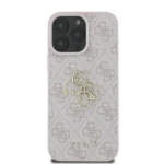 iPhone 16 Pro Max Guess MagSafe maskica (4G PU Big Logo) – ružičasta - Slika 3