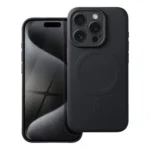 iPhone 15 Pro MagSafe silikonska maskica sa zaštitom kamere – crna