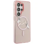 Samsung Galaxy S26 Ultra Karl Lagerfeld maskica (Magnetic IML KC Script) – ružičasta - Slika 2