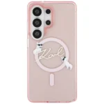 Samsung Galaxy S26 Ultra Karl Lagerfeld maskica (Magnetic IML KC Script) – ružičasta - Slika 3
