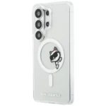 Samsung Galaxy S26 Ultra Karl Lagerfeld maskica (Magnetic IML Peekaboo Choupette) – prozirna - Slika 3