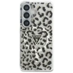 Samsung Galaxy S26 Guess maskica (Magnetic IML Leopard Print Triangle) – crna - Slika 3
