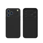iPhone 17 Pro Silicone Edge maskica – crna