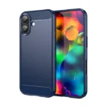 iPhone 17 TPU Karbon mat maskica – plava
