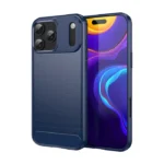 iPhone 17 Pro TPU Karbon mat maskica – plava