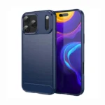 iPhone 17 Pro Max TPU Karbon mat maskica – plava