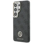 Samsung Galaxy S26 Ultra Guess maskica (4G Rhinestone Round Logo MagSafe) – crna - Slika 6