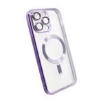 iPhone 14 Pro Max MagSafe Electro maskica – ljubičasta