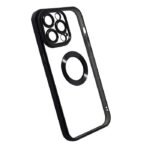 iPhone 14 Pro Max TPU Chrome maskica – crna