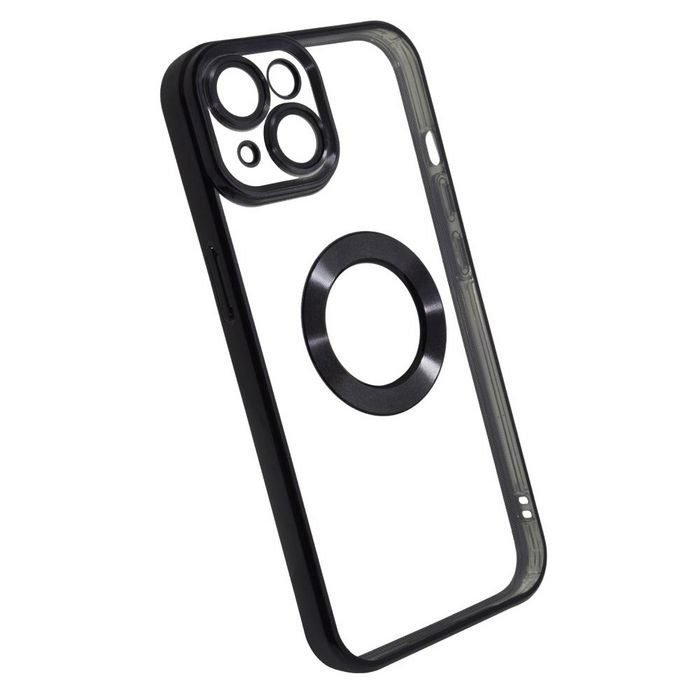iphone-14-tpu-chrome-maskica-crna iPhone 14 TPU Chrome maskica – crna - Slika 1