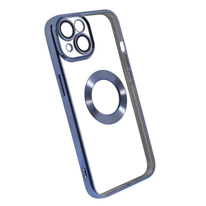 iphone-14-tpu-chrome-maskica-plava iPhone 14 TPU Chrome maskica – plava - Slika 1