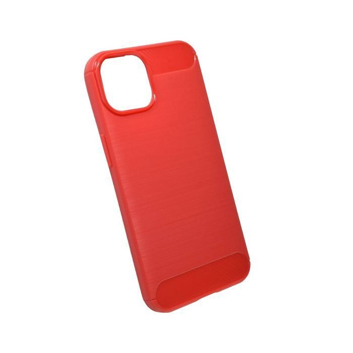 iphone-14-tpu-karbon-mat-maskica-crvena iPhone 14 TPU Karbon mat maskica – crvena - Slika 1