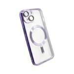 iPhone 15 MagSafe Electro maskica – ljubičasta