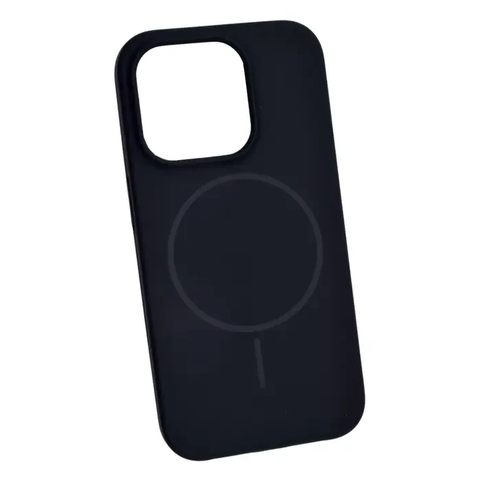 iphone-15-pro-magsafe-silikonska-maskica-crna iPhone 15 Pro MagSafe silikonska maskica – crna - Slika 1