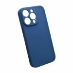 iPhone 15 Pro Max Silicone Edge maskica – tamno plava