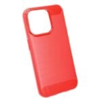 iPhone 15 Pro TPU Karbon mat maskica – crvena