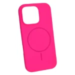iPhone 16 Pro MagSafe silikonska maskica – žarko roza