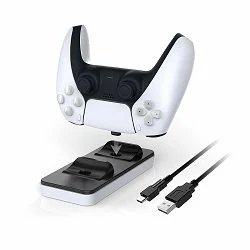 punjac-dual-dock-ps5-kontrolere-dobe-tp5-0505 Punjač Dual Dock za PS5 kontrolere DOBE TP5-0505 - Slika 1