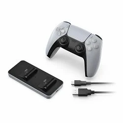 stalak-ps5-dual-dock-punjac-dobe-tp5-0591-crni Stalak za PS5 s Dual Dock punjačem za PS5 kontrolere DOBE TP5-0591 crni - Slika 1