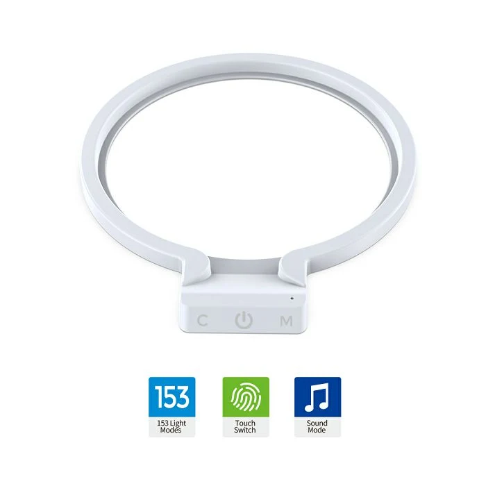 stalak-ps5-led-osvjetljenje-dobe-tp5-1562b-bijeli Stalak za PS5 konzolu s LED osvjetljenjem DOBE TP5-1562B bijeli - Slika 1