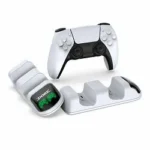 Stalak za PS5 s punjačem za kontrolere i hlađenjem DOBE TP5-1507 bijeli