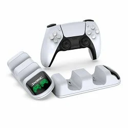 stalak-ps5-punjac-hladjenje-dobe-tp5-1507-bijeli Stalak za PS5 s punjačem za kontrolere i hlađenjem DOBE TP5-1507 bijeli - Slika 1