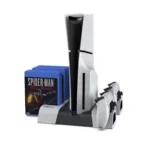 Stalak za PS5 s punjačem za kontrolere i hlađenjem DOBE TP5-3536D