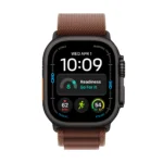 Apple Watch Ultra 4 49mm Black Titanium Burgundy Alpine Loop M - Slika 2