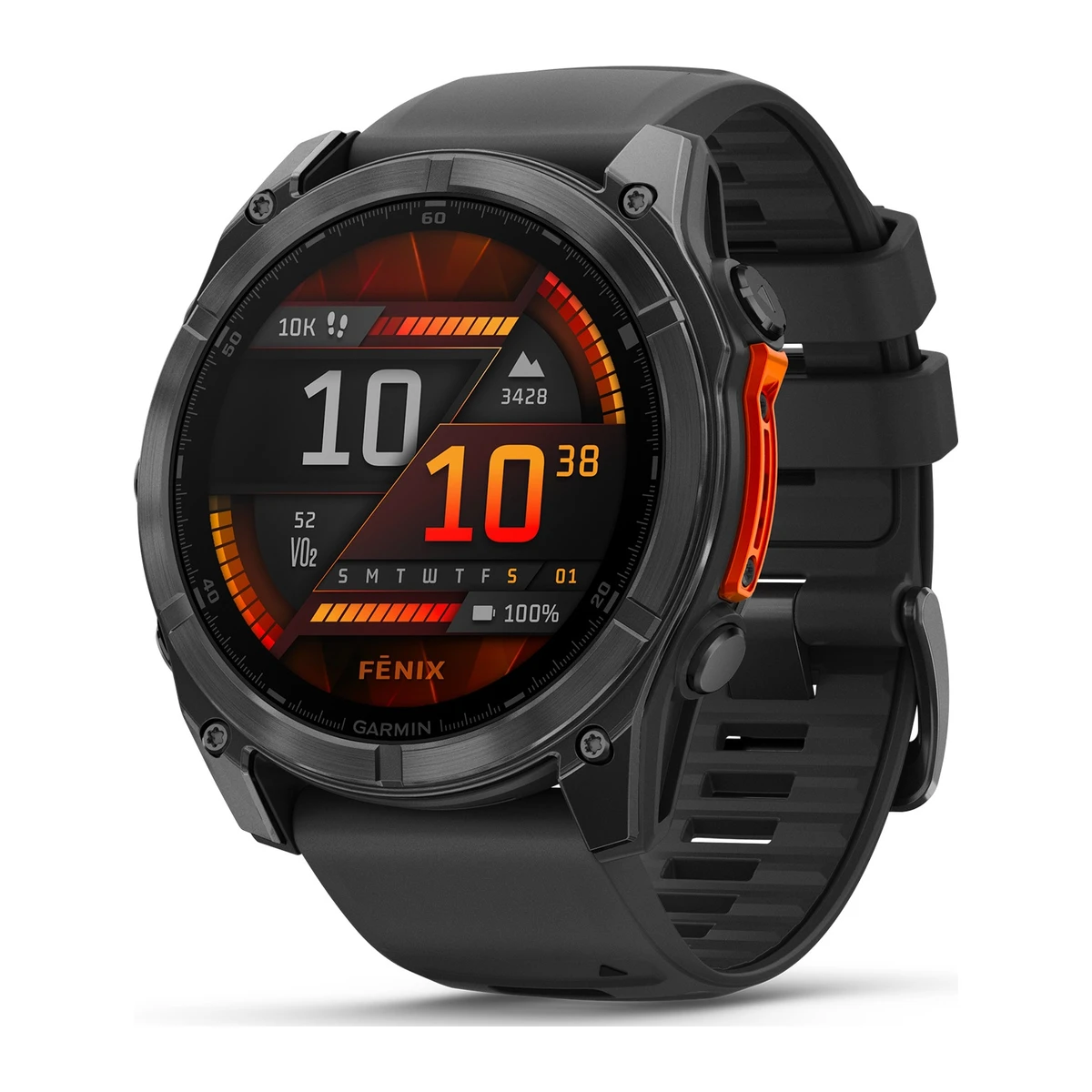 garmin-fenix-8-51mm-amoled-slate-gray Garmin Fenix 8 51mm AMOLED GPS sat Slate Gray, crni remen - Slika 1