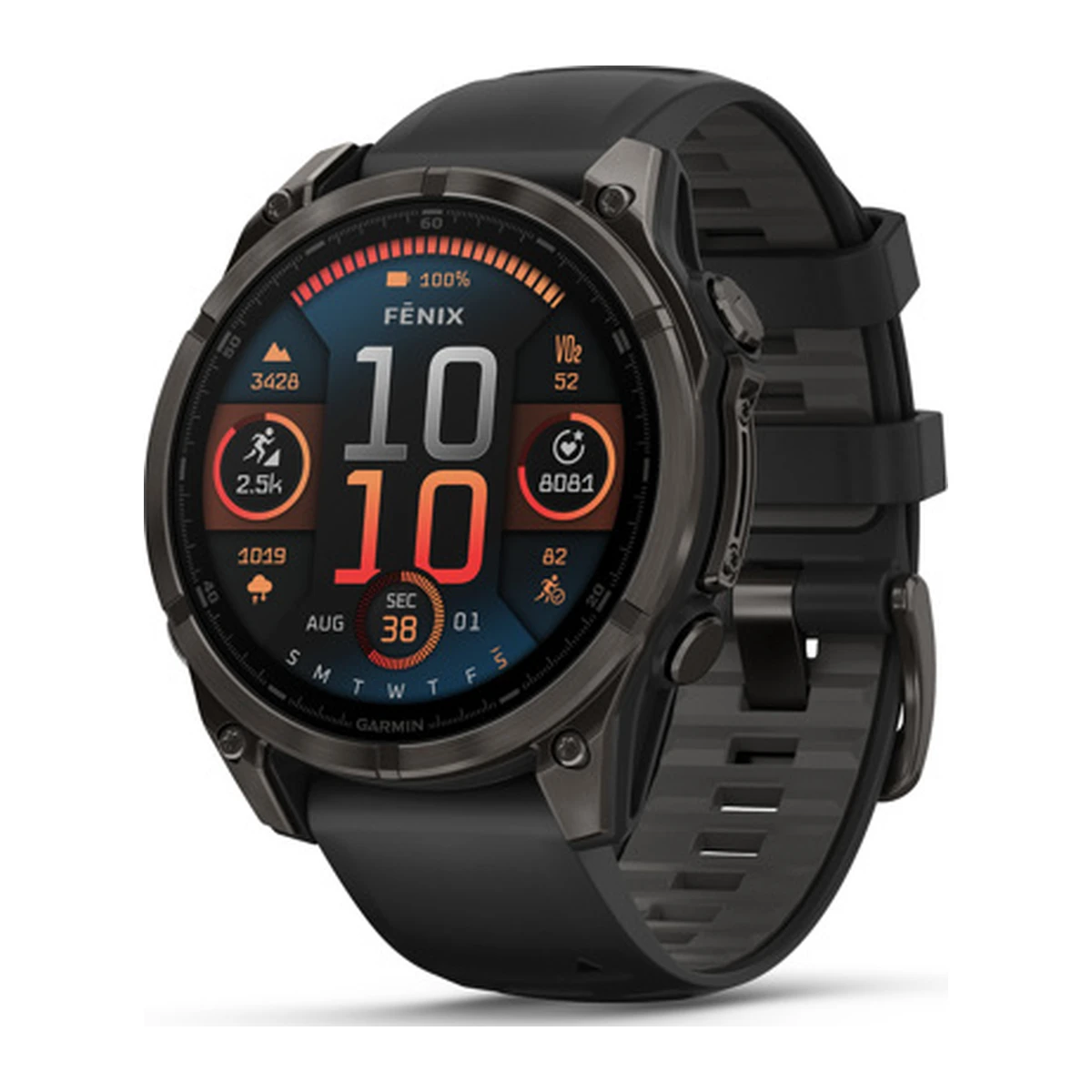 garmin-fenix-8-pro-47mm-amoled-lte-carbon-gray Garmin Fenix 8 Pro 47mm AMOLED LTE GPS sat Carbon Gray - Slika 1