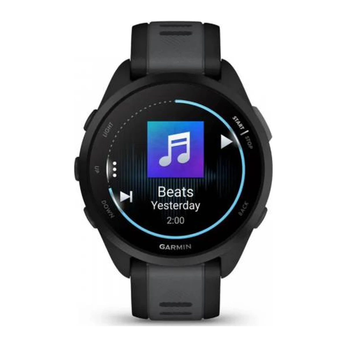 garmin-forerunner-165-music-black-slate-gray Garmin Forerunner 165 Music GPS sat crni - Slika 1